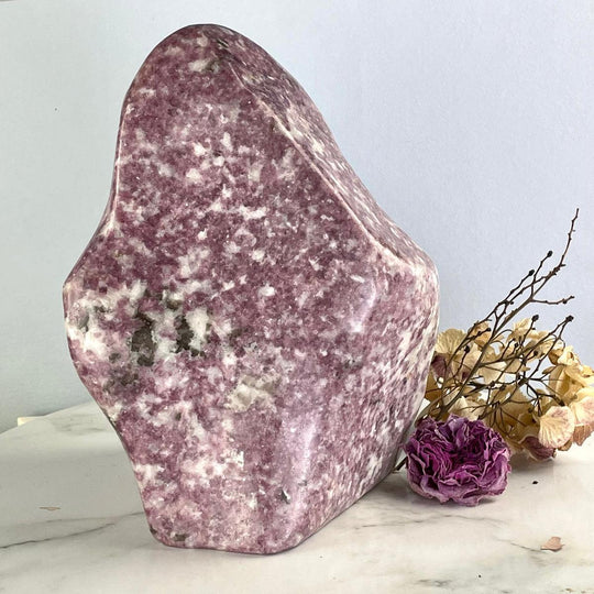 Lepidolite Crystal Large Freeform 7989g