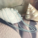 Fine Aquamarine Bead Necklace