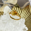 Baltic Amber In Gold Ring
