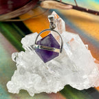 Purple Crystal Pendant