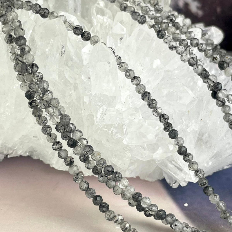 Faceted Crystal Bead Necklace