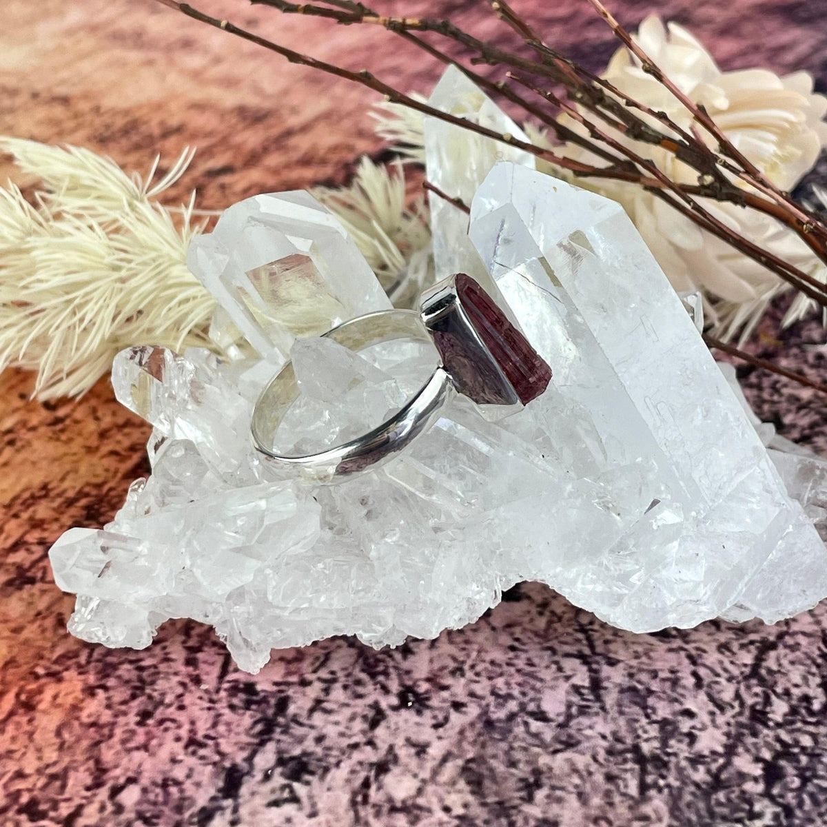 Bright Colour Crystal Ring