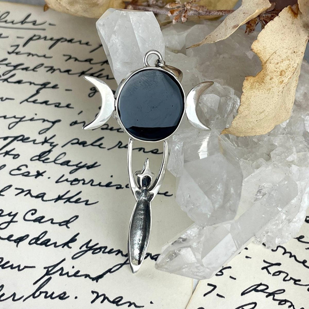 Onyx Sterling Silver Pentagram