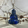 Blue Crystal Buddha Pendant