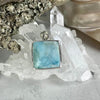 Square Larimar Pendant