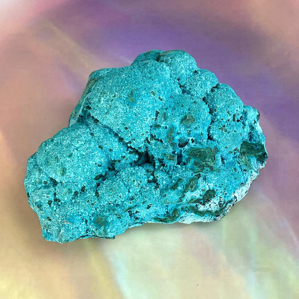 Chrysocolla And Malachite Crystal