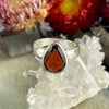 Garnet Teardrop Ring