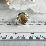 Yellow Rutile Inclusion Ring