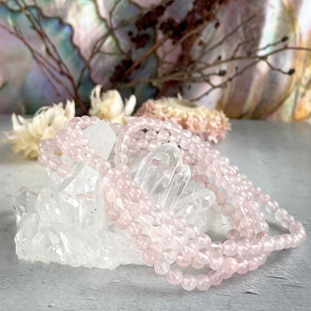 Rose Quartz Crystal Beads