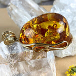 Amber Gold Plated Jewellery