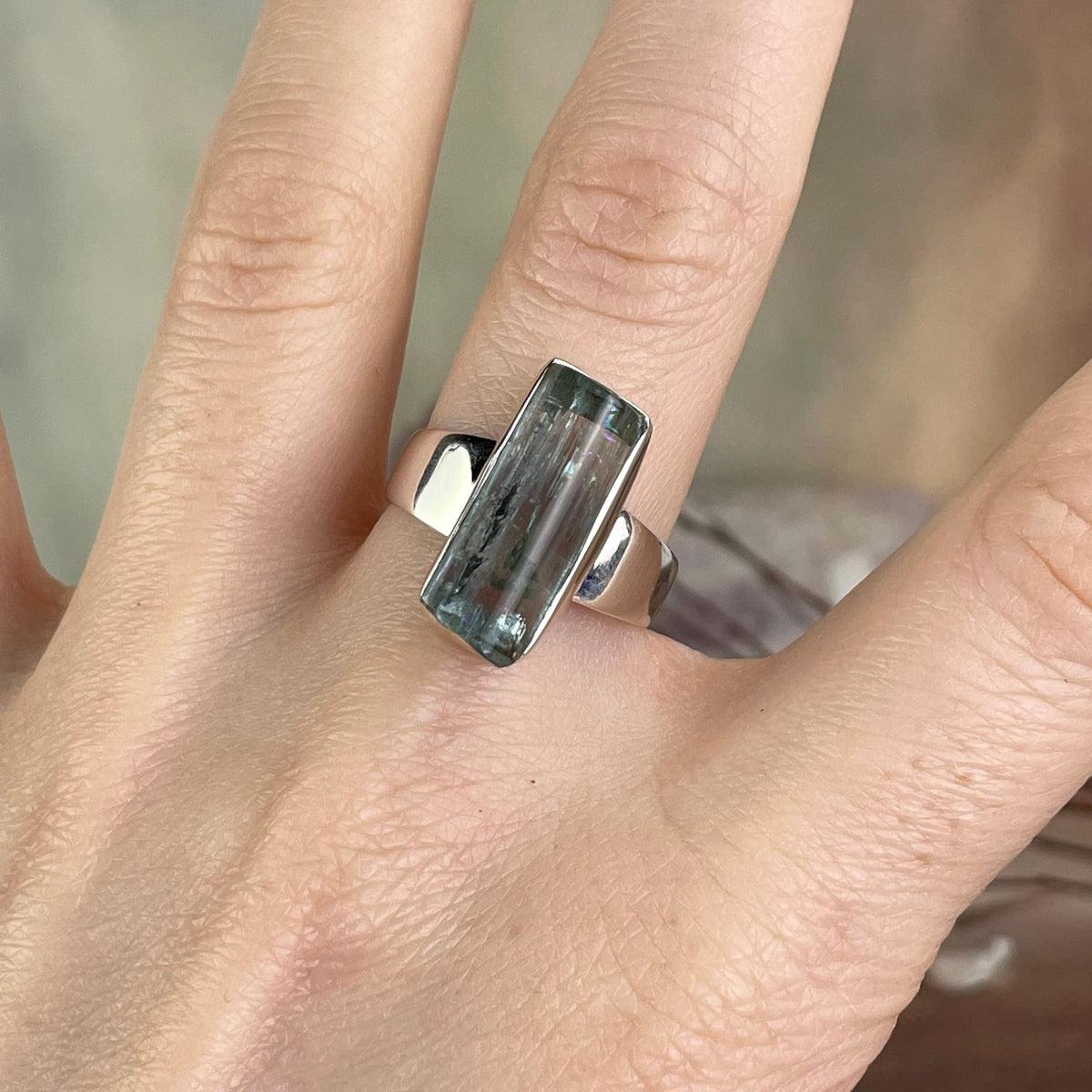 Real Aquamarine Ring
