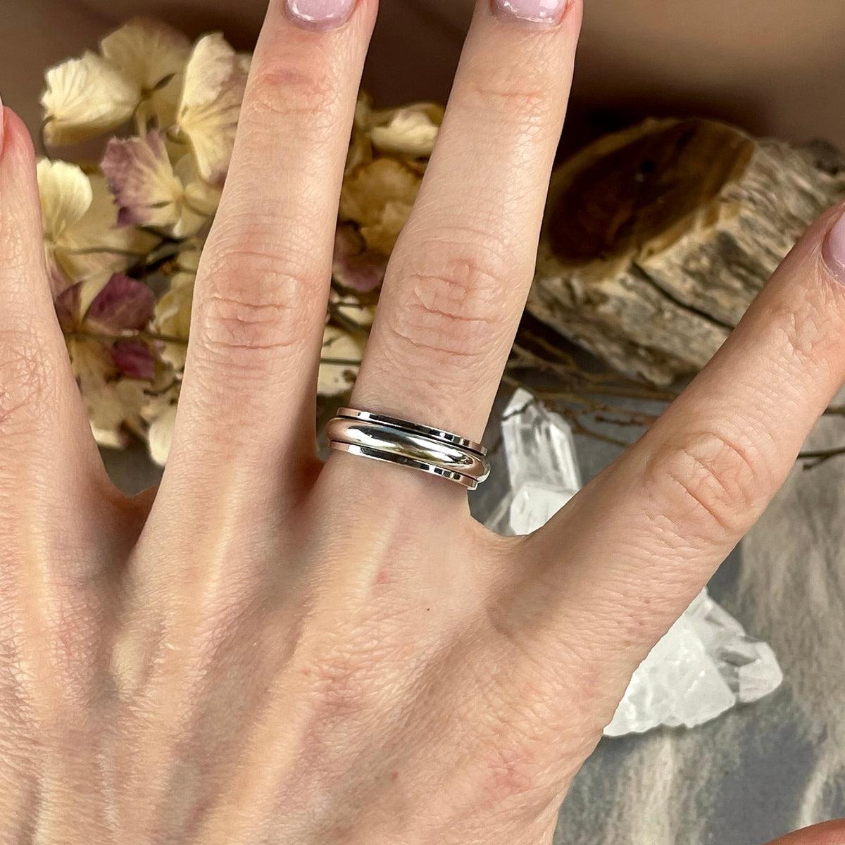 Sterling Silver Spinner Ring