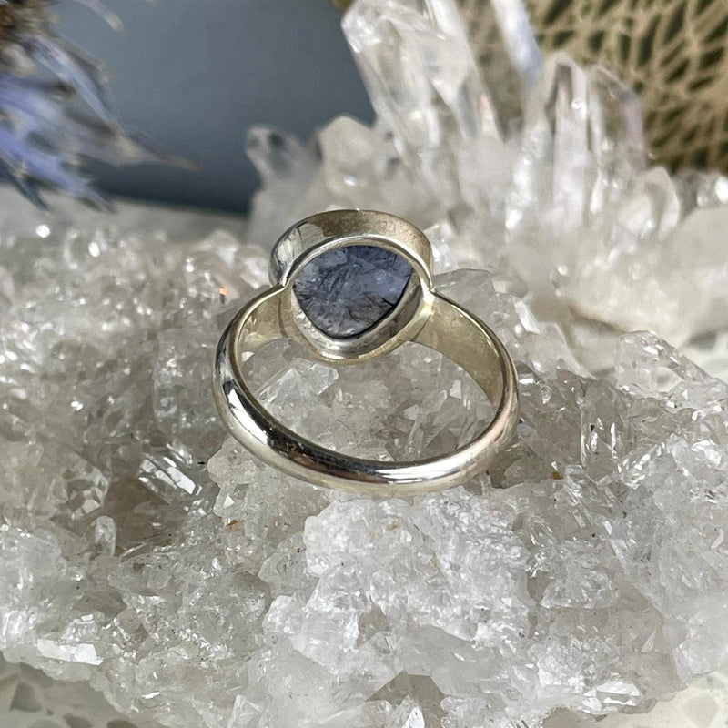 Tanzanite Crystal Unique Ring