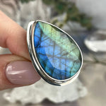 Large Labradorite Ring