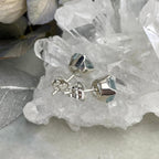 March Birthstone Stud Earrings