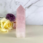 Rose Quartz Crystal Points 8.5cm-14.5cm