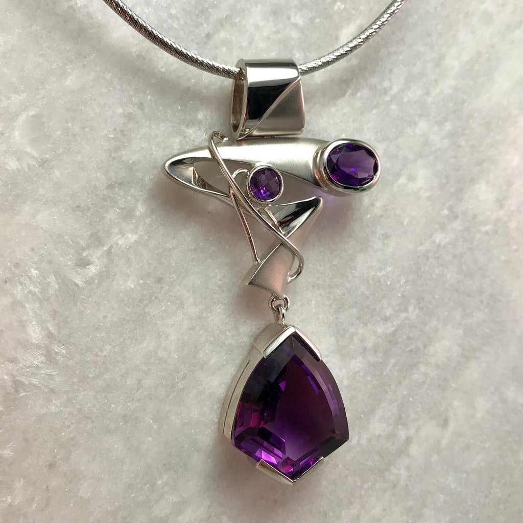 Amethyst Modern Pendant