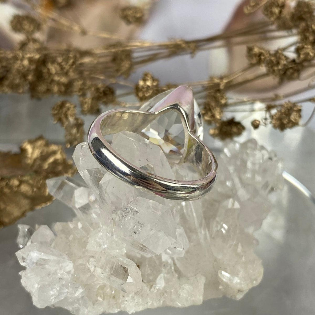 Clear Quartz In Sterling Silver