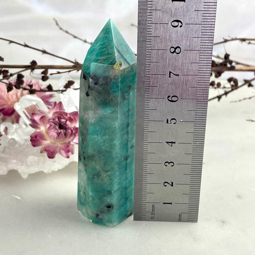 Amazonite With Black Tourmaline