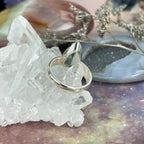 Teardrop Green Amethyst Ring