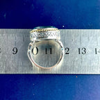 Blue Topaz Silver Ring