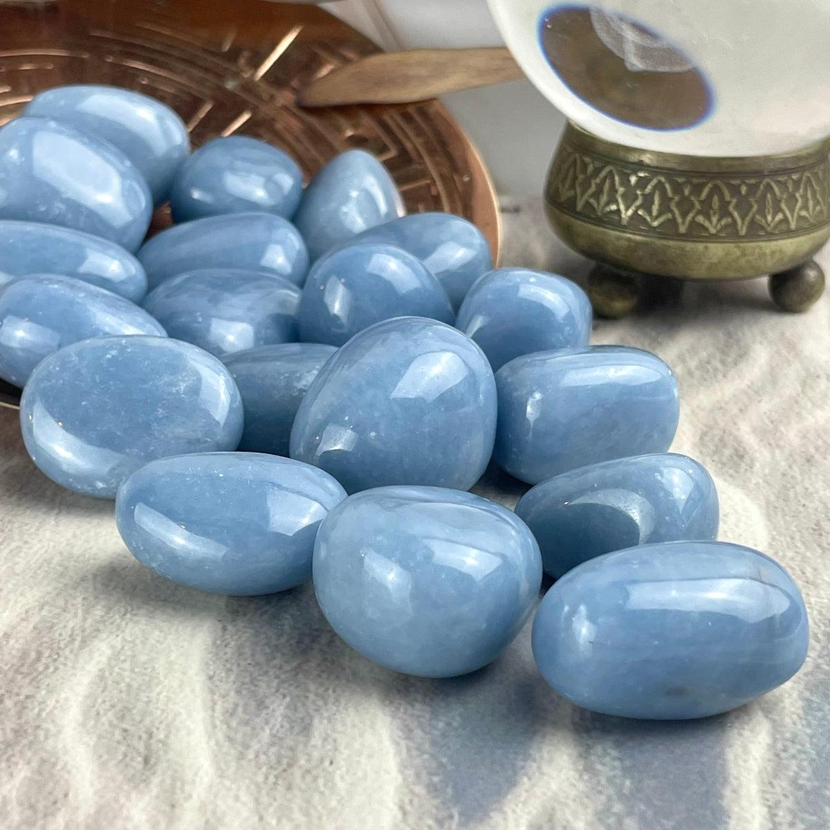 Angelite Tumbled Stones