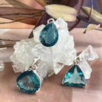 Green Fluorite Silver Pendant