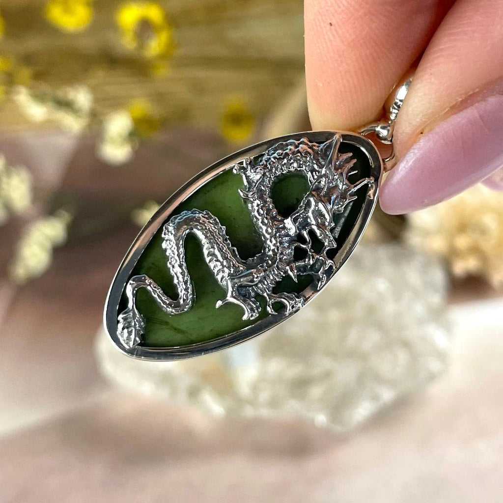Dragon And Jade Necklace