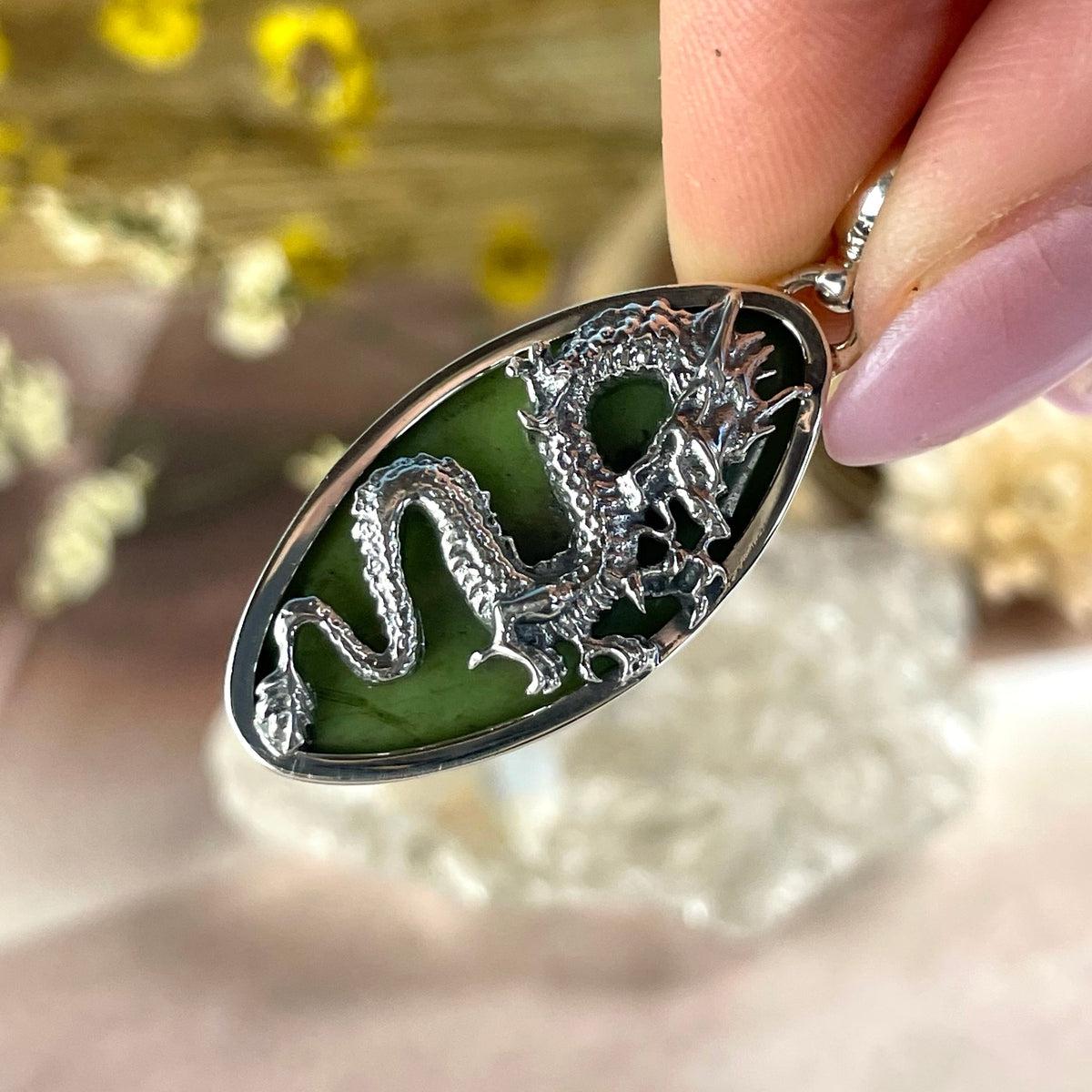 Dragon And Jade Necklace