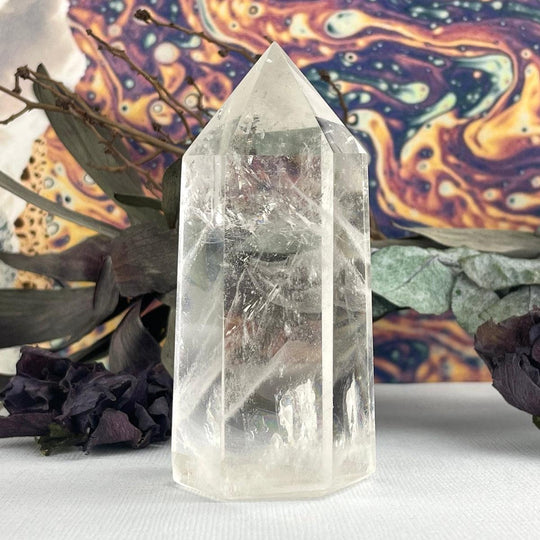 Clear Quartz Crystal Point 8.8cm