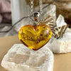 Baltic Amber Heart Necklace