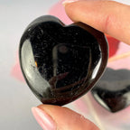 Tourmaline Hand Carved Heart