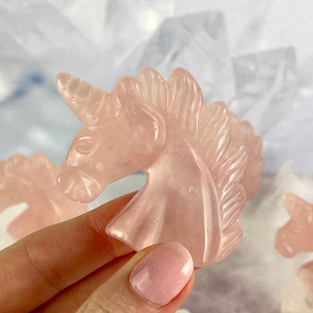 Pink Crystal Sculpture