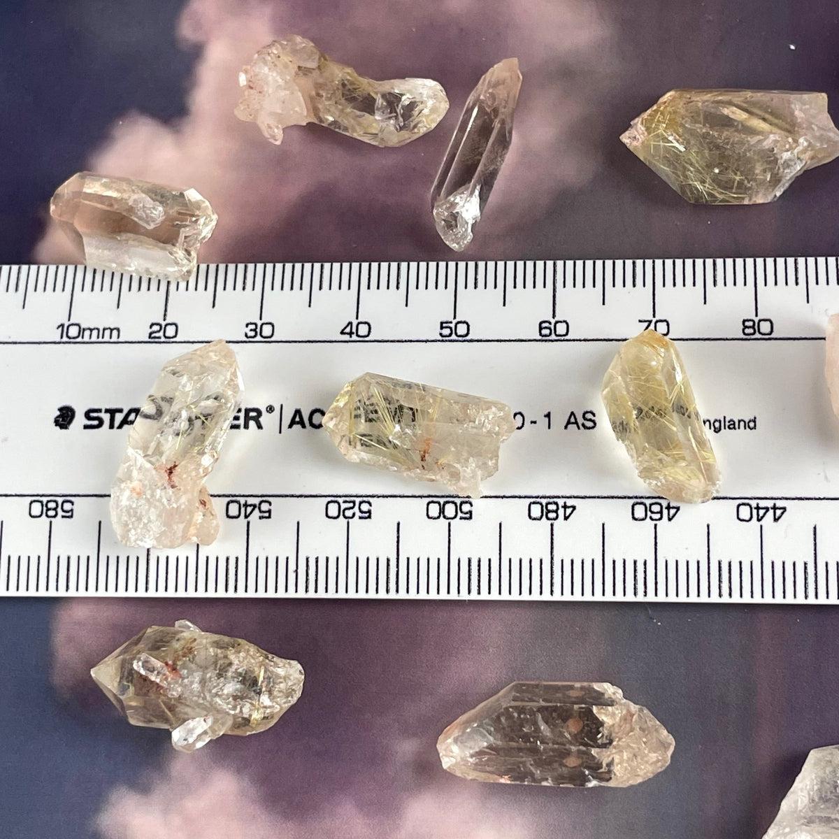 Natural Golden Rutile Crystal Point