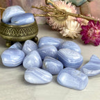 Blue Crystal Tumbles