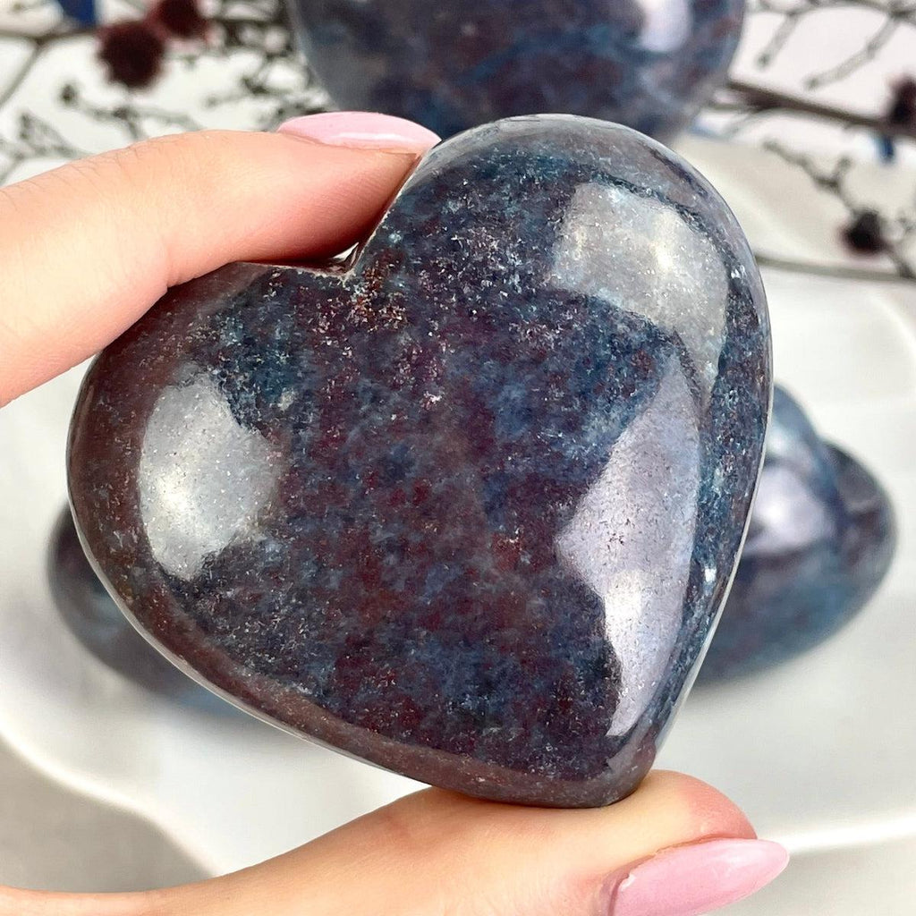 Blue And Purple Crystal Heart