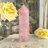 Rose Quartz Crystal Tower