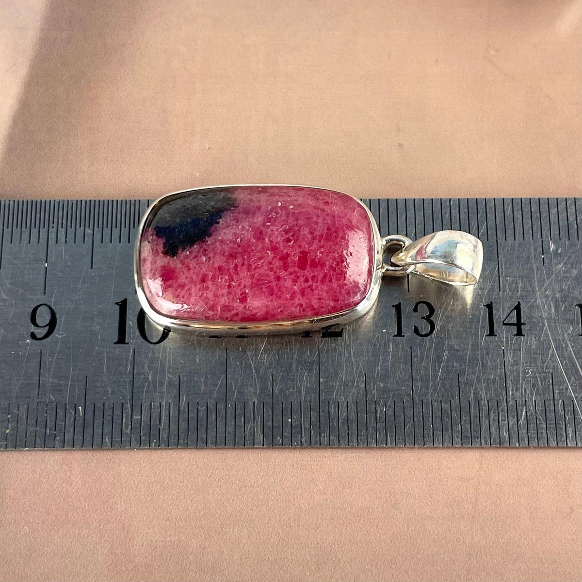 Rhodonite Bar Pendant
