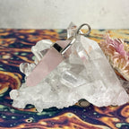 Double Terminated Crystal Pendant