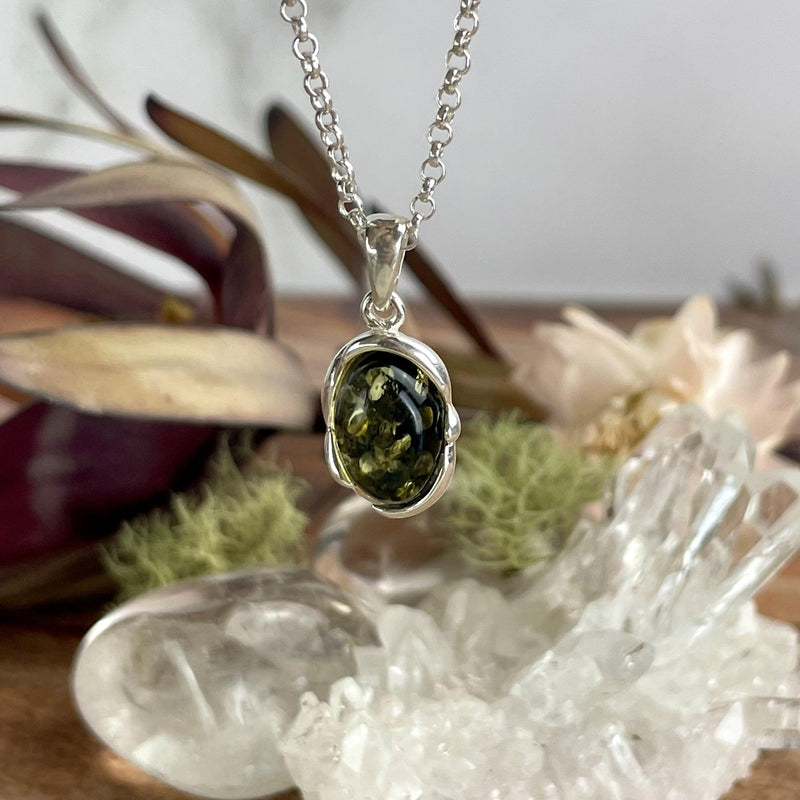 Baltic Green Amber Jewellery