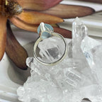 Pale Blue Aquamarine Ring
