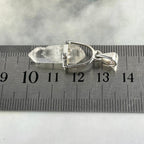 Tibetan Quartz Raw Small Double Terminated Point Pendant