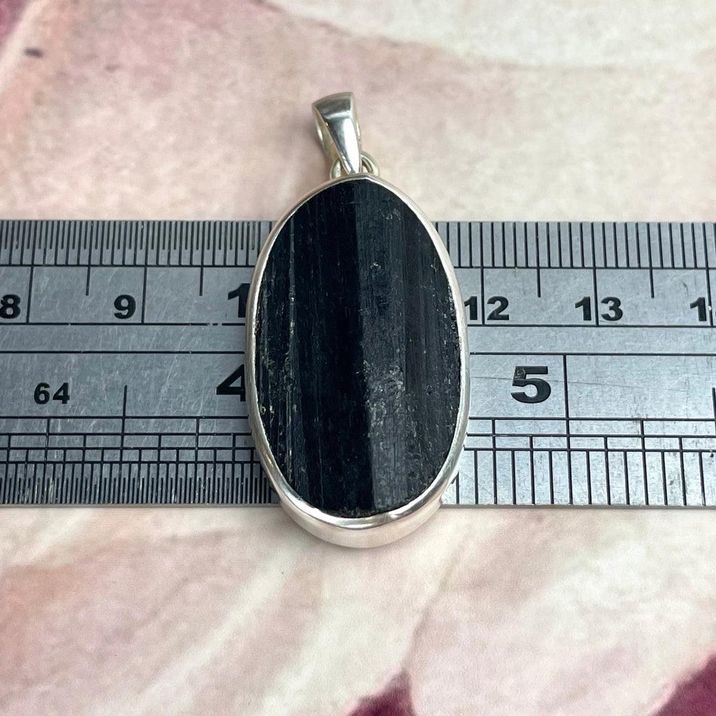 Black Raw Crystal Pendant