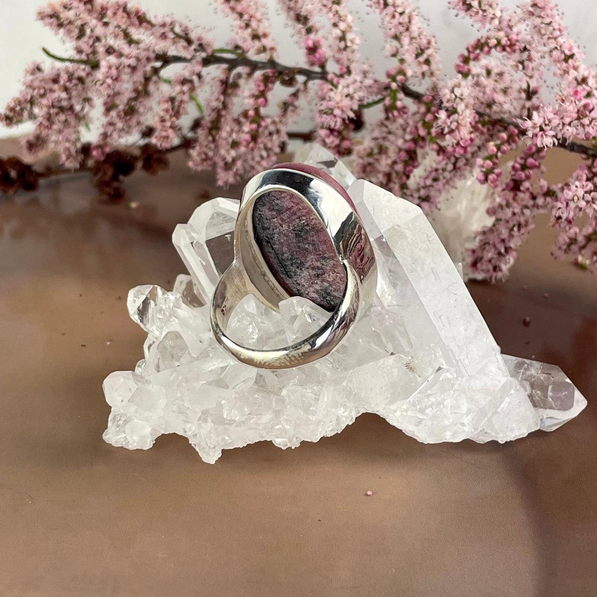 Rhodonite Feature Ring