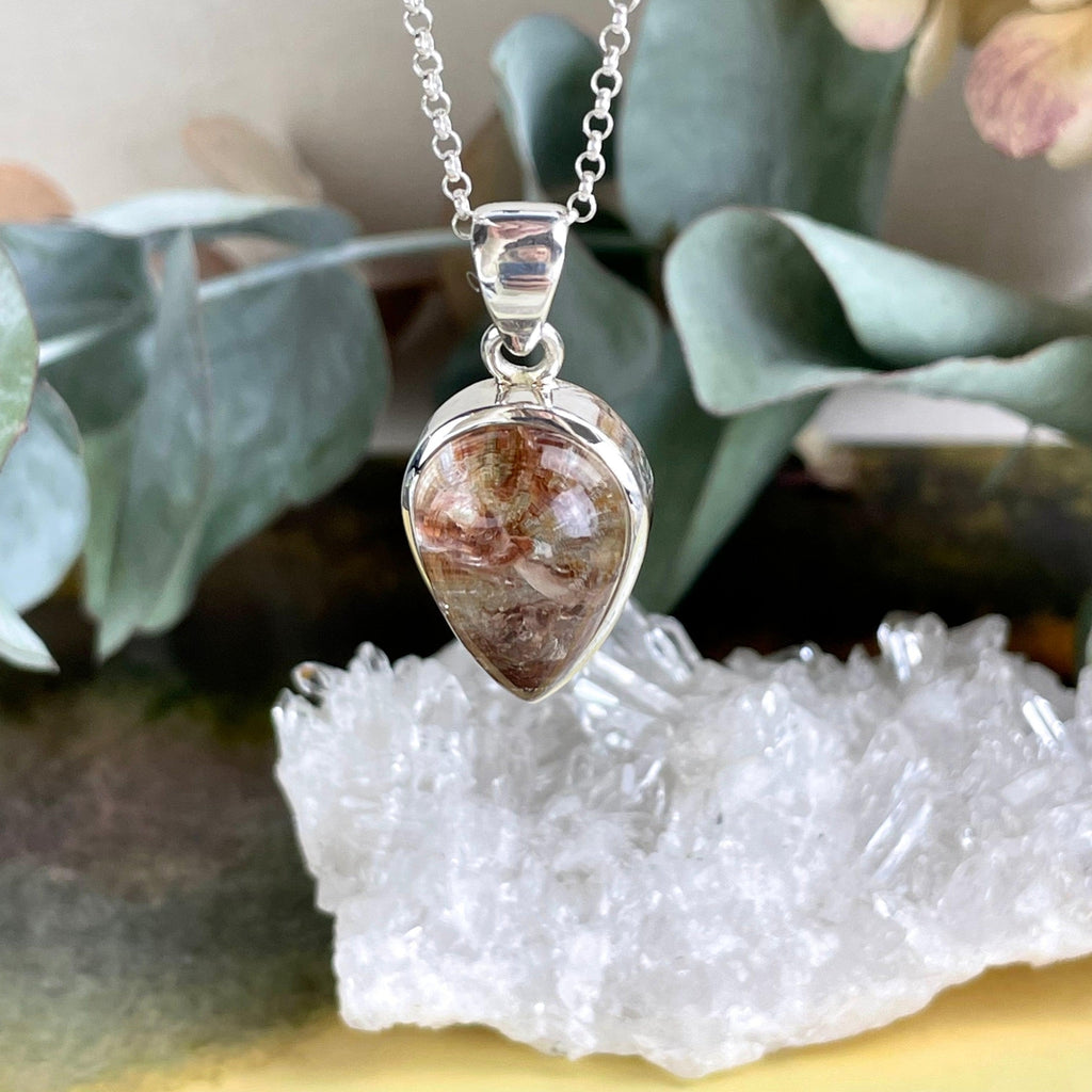 Inclusion Quartz Silver Pendant