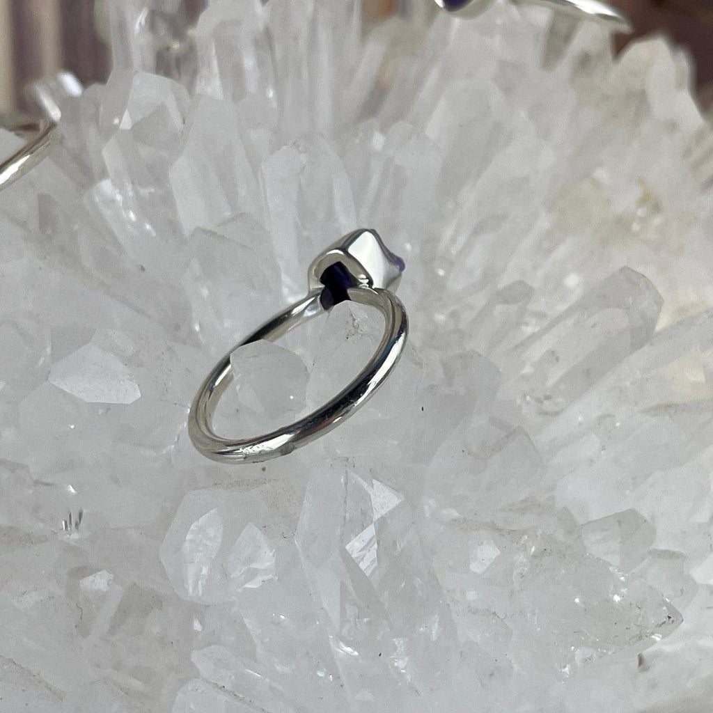 Charoite Sterling Silver Ring