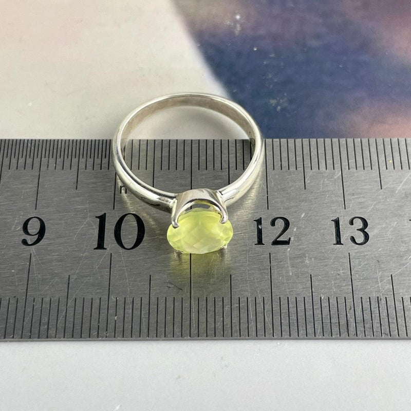 Circle Prehnite Ring