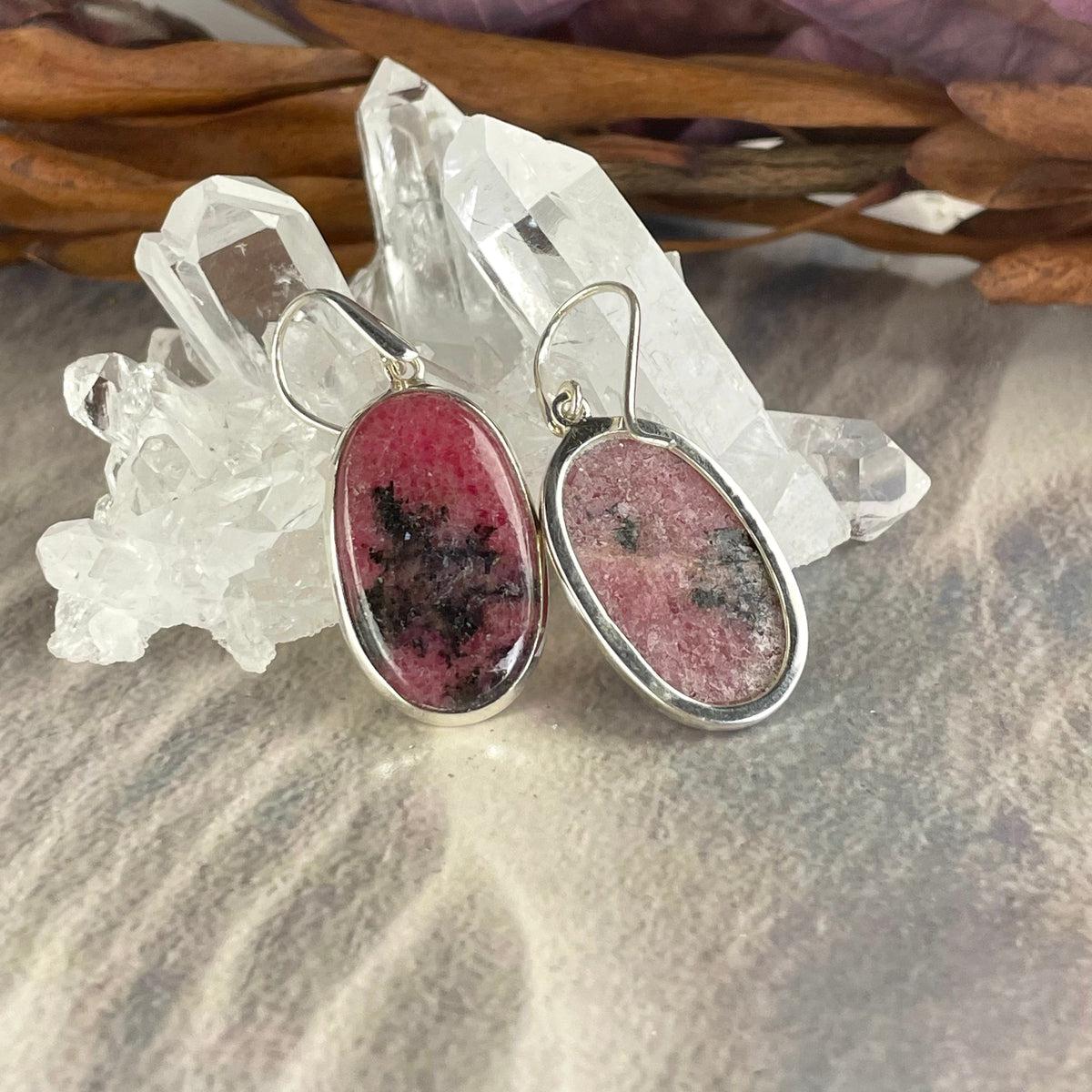 Rhodonite Earrings