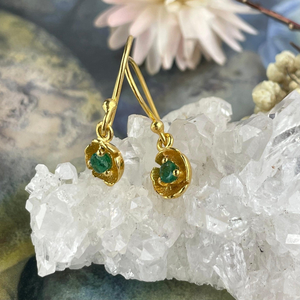 Emerald Gemstone Gold Jewellery