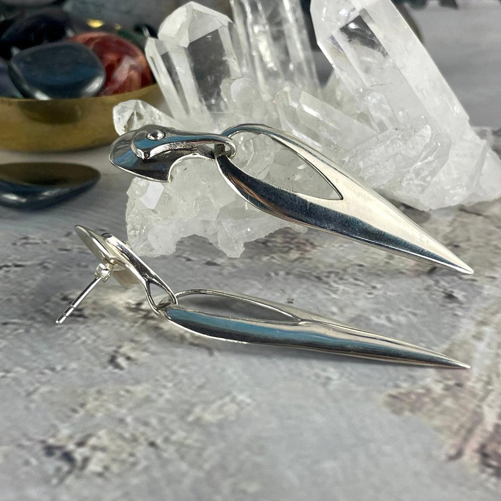 Aztec Sterling Silver Earrings